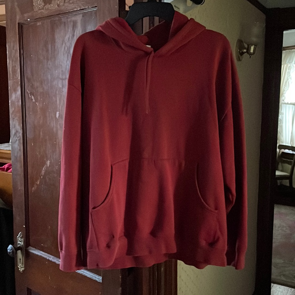 Vintage Red Hoodie